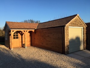 Two extensions with Oak cladding, Templecombe